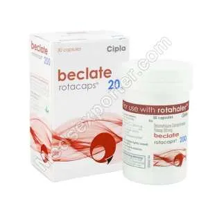 Beclate Rotacaps 200mcg (Beclometasone)